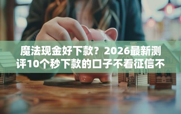 魔法现金好下款？2026最新测评10个秒下款的口子不看征信不用信用卡
