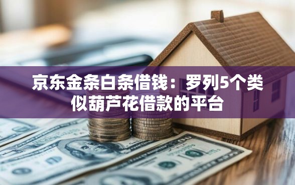 京东金条白条借钱：罗列5个类似葫芦花借款的平台