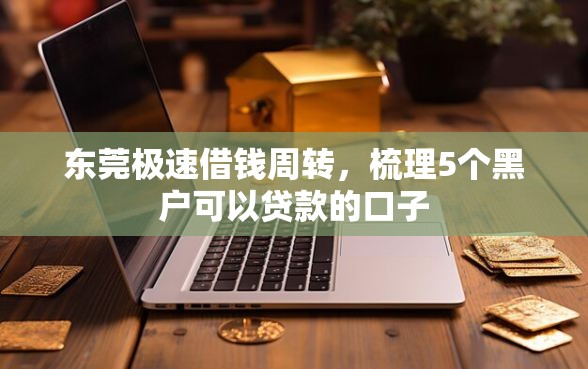 东莞极速借钱周转，梳理5个黑户可以贷款的口子
