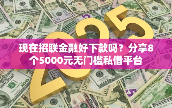 现在招联金融好下款吗？分享8个5000元无门槛私借平台