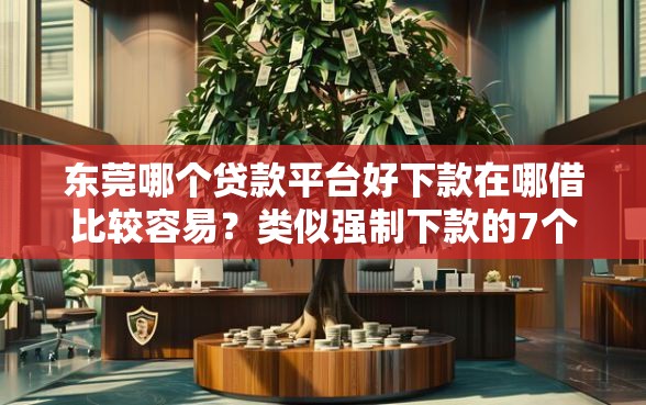 东莞哪个贷款平台好下款在哪借比较容易？类似强制下款的7个口子参考