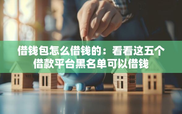 借钱包怎么借钱的：看看这五个借款平台黑名单可以借钱