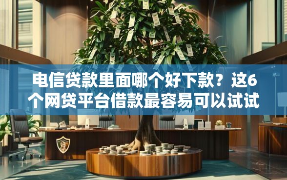 电信贷款里面哪个好下款？这6个网贷平台借款最容易可以试试