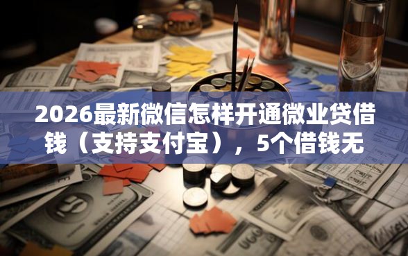 2026最新微信怎样开通微业贷借钱（支持支付宝），5个借钱无视黑白100%秒下软件无私分享