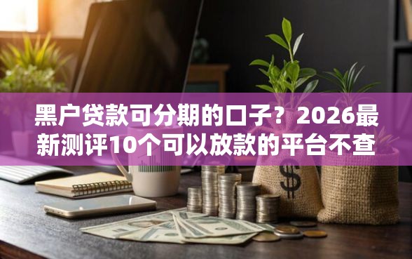 黑户贷款可分期的口子？2026最新测评10个可以放款的平台不查征信