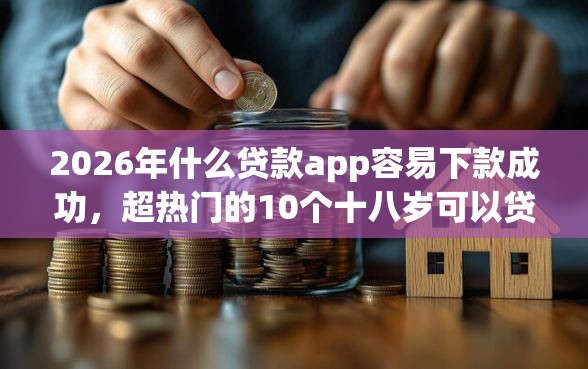 2026年什么贷款app容易下款成功，超热门的10个十八岁可以贷款的平台推荐