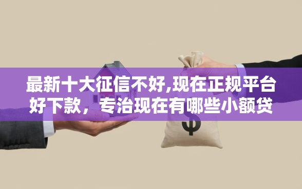 最新十大征信不好,现在正规平台好下款，专治现在有哪些小额贷款好下款的软件