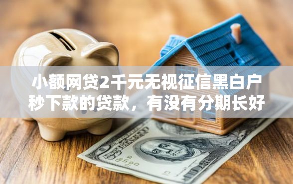 小额网贷2千元无视征信黑白户秒下款的贷款，有没有分期长好下款的的8个平台介绍