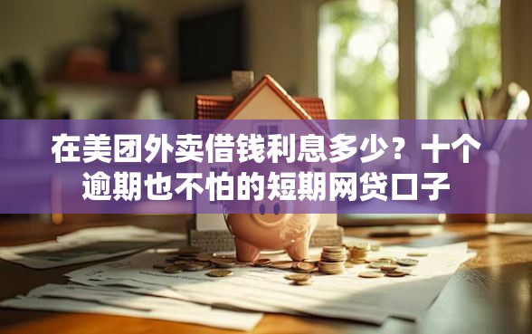 在美团外卖借钱利息多少？十个逾期也不怕的短期网贷口子