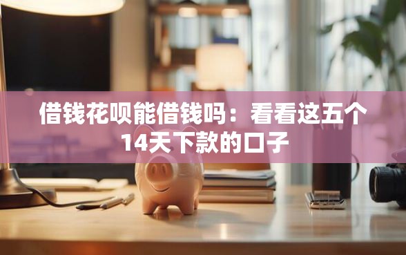 借钱花呗能借钱吗：看看这五个14天下款的口子