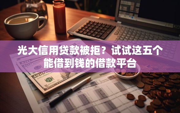 光大信用贷款被拒？试试这五个能借到钱的借款平台