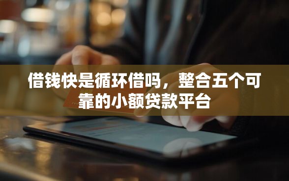 借钱快是循环借吗，整合五个可靠的小额贷款平台