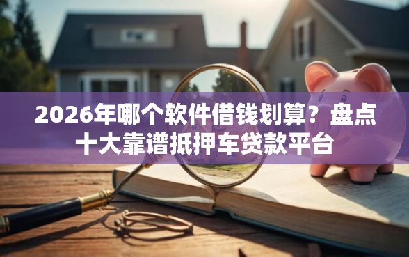 2026年哪个软件借钱划算？盘点十大靠谱抵押车贷款平台