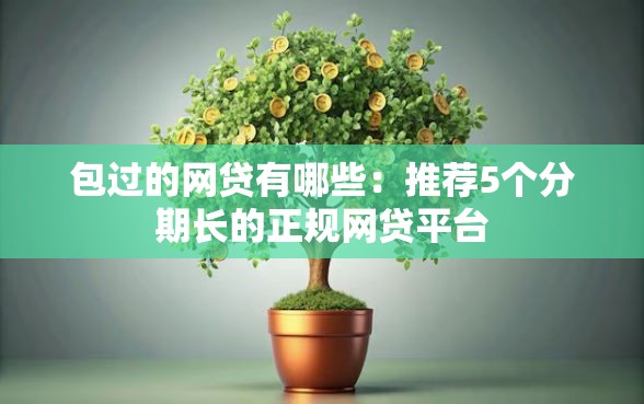 包过的网贷有哪些：推荐5个分期长的正规网贷平台