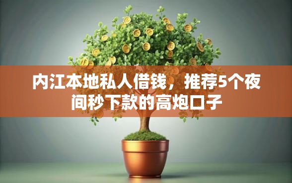 内江本地私人借钱，推荐5个夜间秒下款的高炮口子