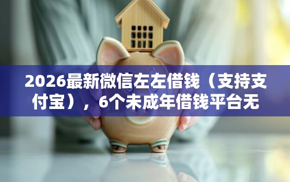 2026最新微信左左借钱（支持支付宝），6个未成年借钱平台无私分享