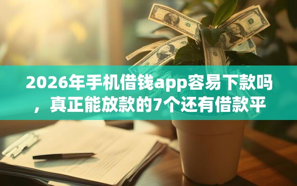 2026年手机借钱app容易下款吗，真正能放款的7个还有借款平台可以借钱推荐