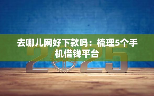 去哪儿网好下款吗：梳理5个手机借钱平台