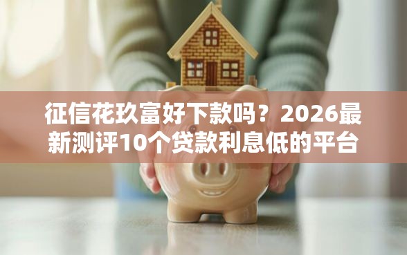 征信花玖富好下款吗？2026最新测评10个贷款利息低的平台
