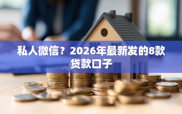 私人微信？2026年最新发的8款贷款口子