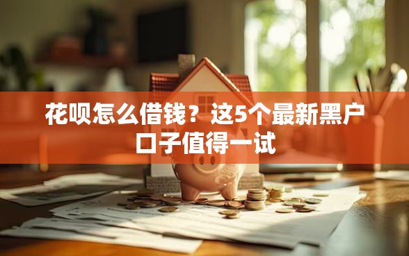 花呗怎么借钱？这5个最新黑户口子值得一试