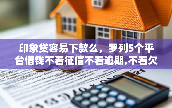 印象贷容易下款么，罗列5个平台借钱不看征信不看逾期,不看欠款