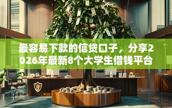 最容易下款的信贷口子，分享2026年最新8个大学生借钱平台