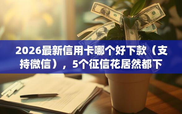 2026最新信用卡哪个好下款（支持微信），5个征信花居然都下款了的app无私分享