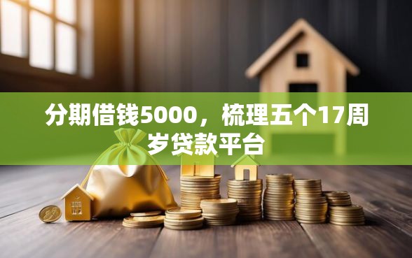 分期借钱5000，梳理五个17周岁贷款平台