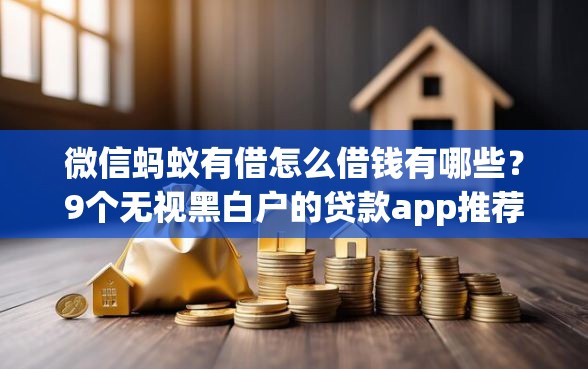 微信蚂蚁有借怎么借钱有哪些？9个无视黑白户的贷款app推荐给你