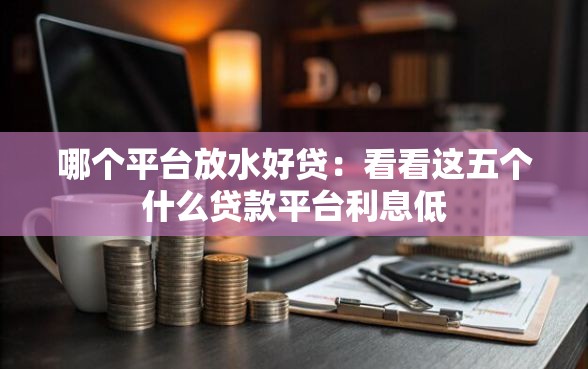 哪个平台放水好贷：看看这五个什么贷款平台利息低
