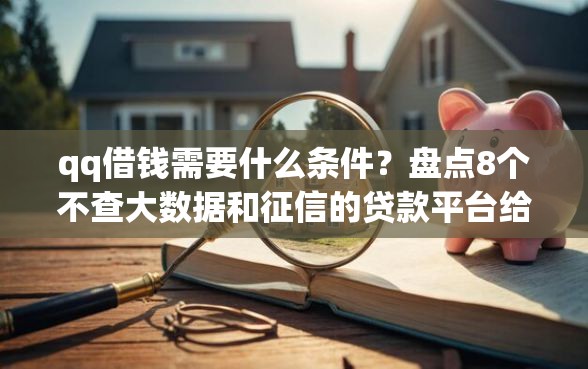 qq借钱需要什么条件？盘点8个不查大数据和征信的贷款平台给你参考