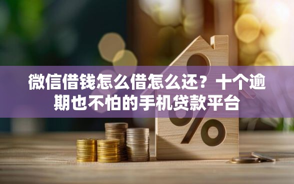 微信借钱怎么借怎么还？十个逾期也不怕的手机贷款平台