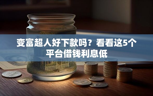 变富超人好下款吗？看看这5个平台借钱利息低