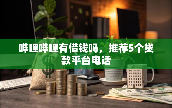哔哩哔哩有借钱吗，推荐5个贷款平台电话