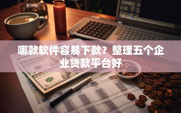 哪款软件容易下款？整理五个企业贷款平台好