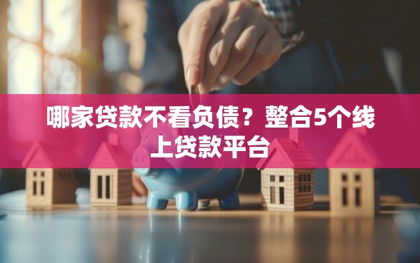 哪家贷款不看负债？整合5个线上贷款平台