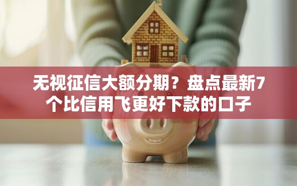 无视征信大额分期？盘点最新7个比信用飞更好下款的口子