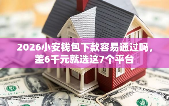 2026小安钱包下款容易通过吗，差6千元就选这7个平台
