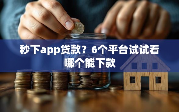 秒下app贷款？6个平台试试看哪个能下款