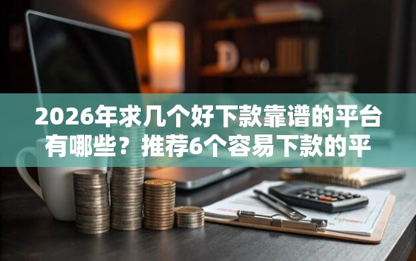 2026年求几个好下款靠谱的平台有哪些？推荐6个容易下款的平台