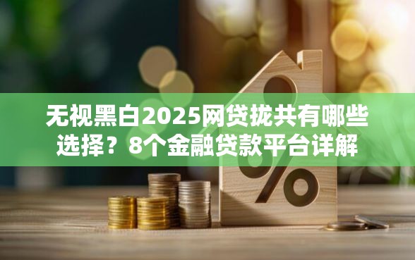 无视黑白2025网贷拢共有哪些选择？8个金融贷款平台详解