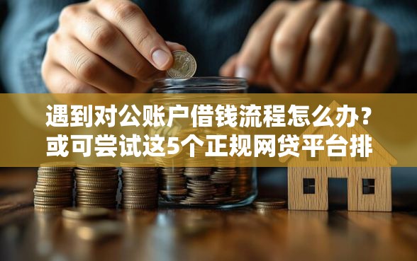 遇到对公账户借钱流程怎么办？或可尝试这5个正规网贷平台排名不分先后
