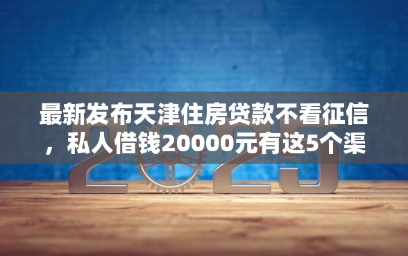 最新发布天津住房贷款不看征信，私人借钱20000元有这5个渠道