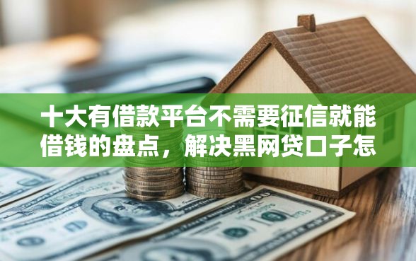 十大有借款平台不需要征信就能借钱的盘点，解决黑网贷口子怎么找的问题