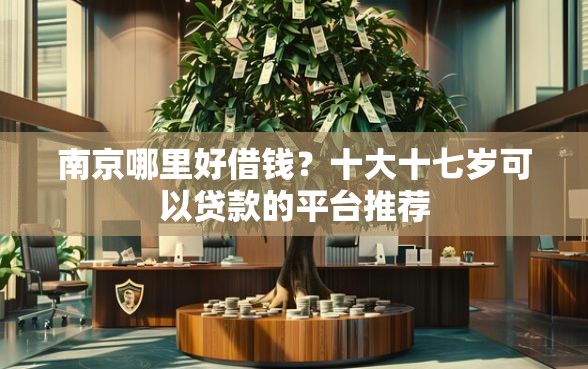 南京哪里好借钱？十大十七岁可以贷款的平台推荐