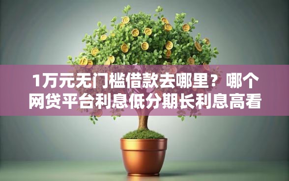 1万元无门槛借款去哪里？哪个网贷平台利息低分期长利息高看这5个平台
