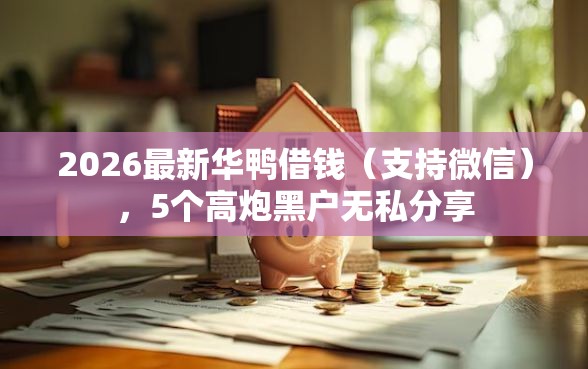 2026最新华鸭借钱（支持微信），5个高炮黑户无私分享
