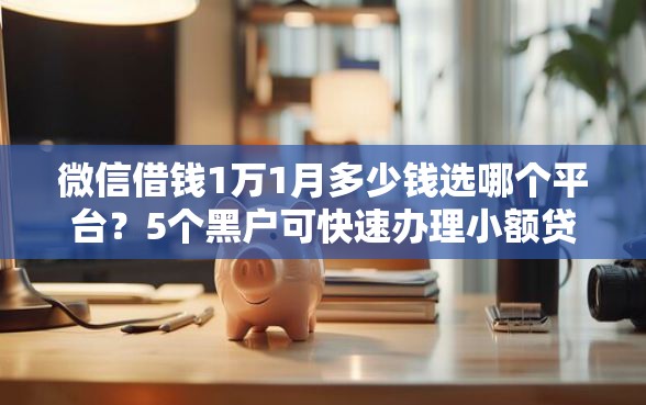 微信借钱1万1月多少钱选哪个平台？5个黑户可快速办理小额贷款业务的平台推荐