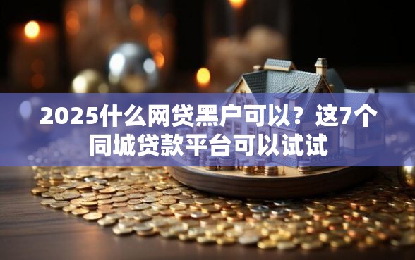 2025什么网贷黑户可以？这7个同城贷款平台可以试试